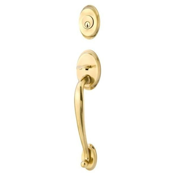 French Antique Brass Handleset 4410WUS7, EMTEK, Mfr# 4410WUS7